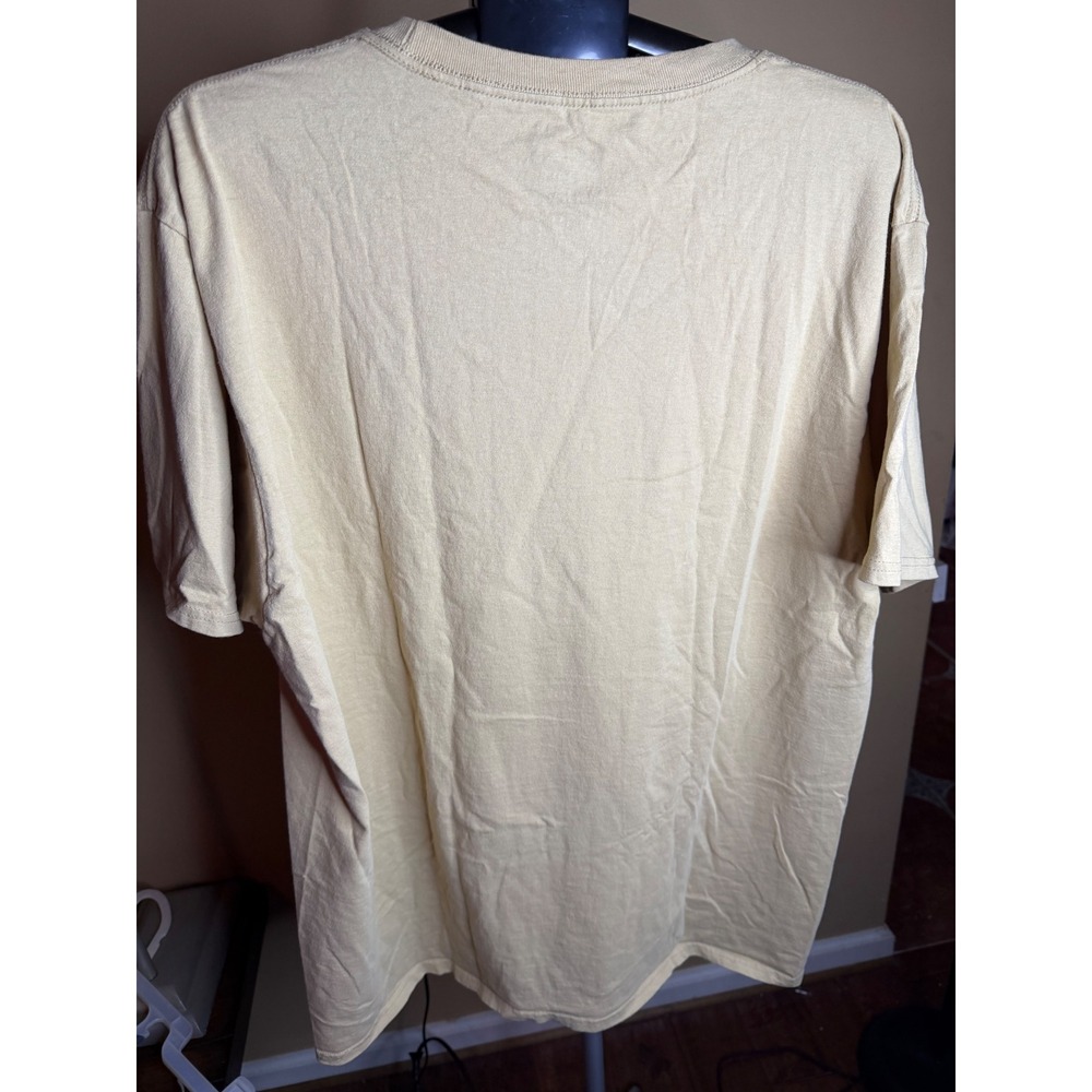 Akademiks Mens Graphic T-Shirt Tan Brooklyn Harlem 99th St Cotton 3XL - Picture 4 of 4